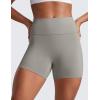 imageCRZ YOGA Secretsculpt Womens Butterlift High Waist Scrunch Butt Biker Shorts 4 Inches  No Front Seam Workout Gym BootyRock Grey