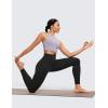 imageCRZ YOGA Super High Waisted Butterluxe Yoga Pants 25 Inches  Buttery Soft Workout Leggings for Women Over BellyBlack