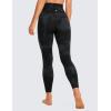 imageCRZ YOGA Super High Waisted Butterluxe Yoga Pants 25 Inches  Buttery Soft Workout Leggings for Women Over BellyBlack Tie Dye Flowers