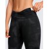 imageCRZ YOGA Super High Waisted Butterluxe Yoga Pants 25 Inches  Buttery Soft Workout Leggings for Women Over BellyBlack Tie Dye Flowers