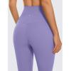 imageCRZ YOGA Super High Waisted Butterluxe Yoga Pants 25 Inches  Buttery Soft Workout Leggings for Women Over BellyDark Lavender Purple