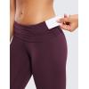 imageCRZ YOGA Super High Waisted Butterluxe Yoga Pants 25 Inches  Buttery Soft Workout Leggings for Women Over BellyDeep Purple