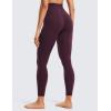 imageCRZ YOGA Super High Waisted Butterluxe Yoga Pants 25 Inches  Buttery Soft Workout Leggings for Women Over BellyDeep Purple