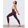 imageCRZ YOGA Super High Waisted Butterluxe Yoga Pants 25 Inches  Buttery Soft Workout Leggings for Women Over BellyDeep Purple