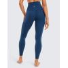 imageCRZ YOGA Super High Waisted Butterluxe Yoga Pants 25 Inches  Buttery Soft Workout Leggings for Women Over BellyFrench Navy