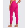 imageCRZ YOGA Super High Waisted Butterluxe Yoga Pants 25 Inches  Buttery Soft Workout Leggings for Women Over BellyGranita Pink