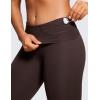 imageCRZ YOGA Super High Waisted Butterluxe Yoga Pants 25 Inches  Buttery Soft Workout Leggings for Women Over BellyHot Fudge Brown