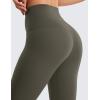 imageCRZ YOGA Super High Waisted Butterluxe Yoga Pants 25 Inches  Buttery Soft Workout Leggings for Women Over BellyLight Army Green