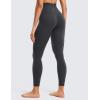 imageCRZ YOGA Super High Waisted Butterluxe Yoga Pants 25 Inches  Buttery Soft Workout Leggings for Women Over BellyMysterious Grey