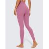 imageCRZ YOGA Super High Waisted Butterluxe Yoga Pants 25 Inches  Buttery Soft Workout Leggings for Women Over BellyVelvet Dust