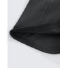 imageCRZ YOGA Tennis Skirts for Women Crossover High Waisted Ruffle Layered Workout Athletic Golf Skort with PocketsBlack