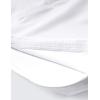 imageCRZ YOGA Tennis Skirts for Women Crossover High Waisted Ruffle Layered Workout Athletic Golf Skort with PocketsWhite