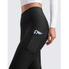 imageCRZ YOGA Thermal Fleece Lined Leggings Women 28  Winter Warm High Waisted Hiking Pants with Pockets Workout Running TightsBlack