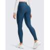imageCRZ YOGA Thermal Fleece Lined Leggings Women 28  Winter Warm High Waisted Hiking Pants with Pockets Workout Running TightsFrench Navy