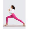 imageCRZ YOGA Thermal Fleece Lined Leggings Women 28  Winter Warm High Waisted Hiking Pants with Pockets Workout Running TightsHibiscus Purple