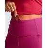 imageCRZ YOGA Thermal Fleece Lined Leggings Women 28  Winter Warm High Waisted Hiking Pants with Pockets Workout Running TightsMagenta Purple