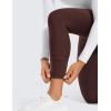 imageCRZ YOGA Thermal Fleece Lined Leggings Women 28  Winter Warm High Waisted Hiking Pants with Pockets Workout Running TightsTaupe