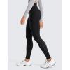 imageCRZ YOGA Thermal Fleece Lined Leggings Women 28  Winter Warm Workout Hiking Pants High Waisted Yoga Tights Full LengthBlack