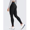imageCRZ YOGA Thermal Fleece Lined Leggings Women 28  Winter Warm Workout Hiking Pants High Waisted Yoga Tights Full LengthBlack