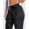 imageCRZ YOGA Thermal Fleece Lined Leggings Women 28  Winter Warm Workout Hiking Pants High Waisted Yoga Tights Full LengthDark Grey Camouflage