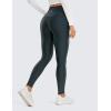 imageCRZ YOGA Thermal Fleece Lined Leggings Women 28  Winter Warm Workout Hiking Pants High Waisted Yoga Tights Full LengthMelanite
