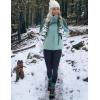 imageCRZ YOGA Thermal Fleece Lined Leggings Women 28  Winter Warm Workout Hiking Pants High Waisted Yoga Tights Full LengthNavy