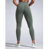 imageCRZ YOGA Women Butterbreeze Workout Leggings 25 Inches  High Waisted Tummy Control Athletic Gym Yoga Running Cycling PantsGrey Sage