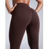 imageCRZ YOGA Women Butterbreeze Workout Leggings 25 Inches  High Waisted Tummy Control Athletic Gym Yoga Running Cycling PantsHot Fudge Brown