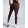 imageCRZ YOGA Women Butterbreeze Workout Leggings 25 Inches  High Waisted Tummy Control Athletic Gym Yoga Running Cycling PantsHot Fudge Brown