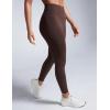 imageCRZ YOGA Women Butterbreeze Workout Leggings 25 Inches  High Waisted Tummy Control Athletic Gym Yoga Running Cycling PantsHot Fudge Brown