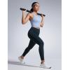 imageCRZ YOGA Women Butterbreeze Workout Leggings 25 Inches  High Waisted Tummy Control Athletic Gym Yoga Running Cycling PantsTrue Navy