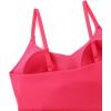 imageCRZ YOGA Womens Bikini Top Cropped V Neck Adjustable Spaghetti Straps Swimsuit Padded Athletic Bathing SuitMagenta
