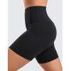 imageCRZ YOGA Womens ButterLuxe Biker Shorts 6 Inches  High Waisted Workout Running Volleyball Spandex YogaBlack