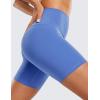imageCRZ YOGA Womens ButterLuxe Biker Shorts 6 Inches  High Waisted Workout Running Volleyball Spandex YogaWild Indigo