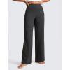 imageCRZ YOGA Womens Butterlift High Waisted Wide Leg Pants with Pockets 29quot31quot33quot  Yoga Lounge Buttery Soft Comfy CasualMysterious Grey