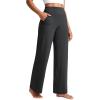 imageCRZ YOGA Womens Butterlift High Waisted Wide Leg Pants with Pockets 29quot31quot33quot  Yoga Lounge Buttery Soft Comfy CasualMysterious Grey