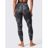 imageCRZ YOGA Womens Butterlift High Waisted Workout Leggings 25quot  Pilates Gym Athletic Yoga Pants Buttery SoftGrey Tie Dye Flowers