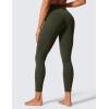 imageCRZ YOGA Womens Butterlift High Waisted Workout Leggings 25quot  Pilates Gym Athletic Yoga Pants Buttery SoftOlive Green