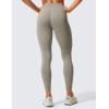 imageCRZ YOGA Womens Butterlift High Waisted Workout Leggings 25quot  Pilates Gym Athletic Yoga Pants Buttery SoftRock Grey