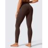 imageCRZ YOGA Womens Butterlift High Waisted Workout Leggings 28quot  Pilates Gym Athletic Yoga Pants Buttery SoftHot Fudge Brown