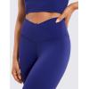 imageCRZ YOGA Womens Butterluxe Cross Waist Workout Leggings 25 Inches  V Crossover High Waisted Gym YogaLarkspur Blue