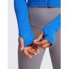 imageCRZ YOGA Womens Butterluxe Full Zip Cropped Workout Jacket Slim Fit Lightweight Athletic Yoga Tops with Thumb HolesSparkle Blue