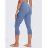 imageCRZ YOGA Womens Butterluxe High Waisted Lounge Leggings 19 Inches  Workout Buttery Soft Capris Yoga PantsOasis Blue