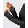 imageCRZ YOGA Womens Butterluxe Long Sleeve Workout Shirts Half Quarter Zip Athletic Tops Crop Collared TShirtBlack Classic