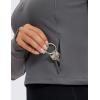 imageCRZ YOGA Womens Butterluxe Long Sleeve Workout Shirts Half Quarter Zip Athletic Tops Crop Collared TShirtDark Carbon