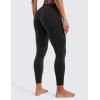 imageCRZ YOGA Womens Butterluxe Low Rise Workout Leggings 25 Inches  Comfy Buttery Soft Athletic Gym Lounge Yoga PantsBlack