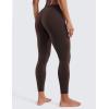 imageCRZ YOGA Womens Butterluxe Low Rise Workout Leggings 25 Inches  Comfy Buttery Soft Athletic Gym Lounge Yoga PantsHot Fudge Brown