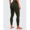 imageCRZ YOGA Womens Butterluxe Low Rise Workout Leggings 25 Inches  Comfy Buttery Soft Athletic Gym Lounge Yoga PantsOlive Green