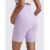 imageCRZ YOGA Womens Butterluxe Maternity Biker Shorts Over The Belly 6quot  Pregnancy Yoga Workout ActivewearLilac Air