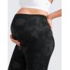 imageCRZ YOGA Womens Butterluxe Maternity Leggings Over The Belly 25quot  Buttery Soft Workout Activewear Yoga Pregnancy PantsBlack Tie Dye Flowers